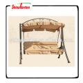 Jardim durável pátio Swing Chair bed deluxe balanço de aço